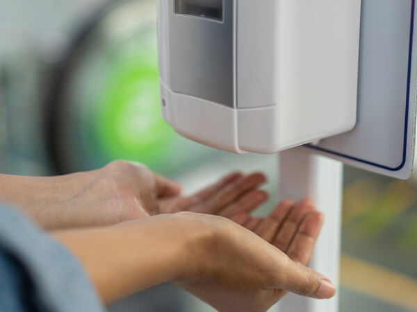 hand sanitizer dispenser