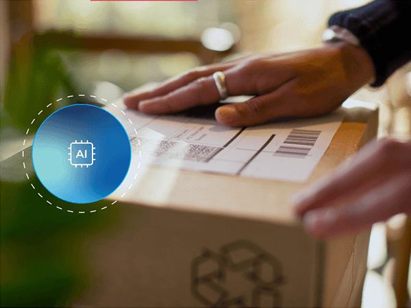 Two people reviewing printed charts and graphs with pens, analyzing financial or business data.