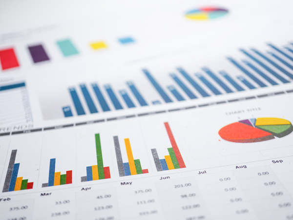 Light blue calculator on a yellow background