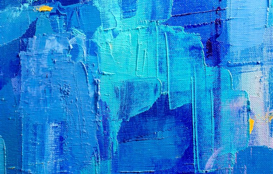 Abstract colorful oil painting on canvas. Oil paint texture with brush and palette knife strokes