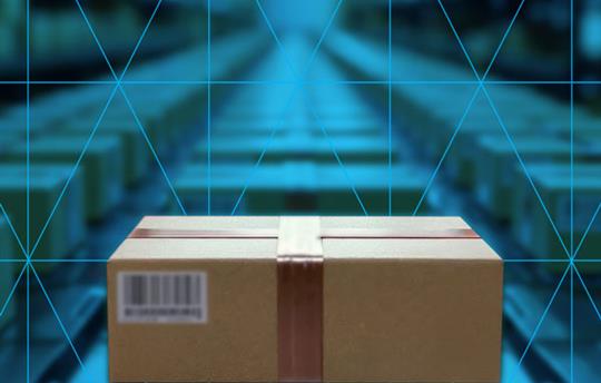 brown package lined up with other packages