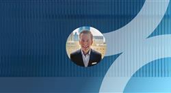 Andy Johnson on a blue background