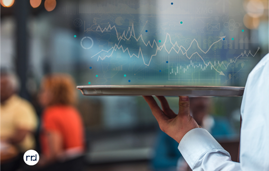 plate held by restaurant server
